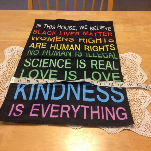 Kindness is Everything garden flag, nwot - Picture 2 of 4